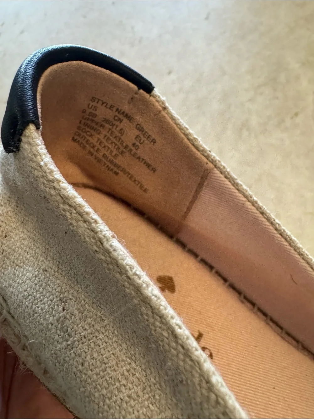 kate spade Black Perforated Espadrille Slip-Ons - Picture 3 of 12